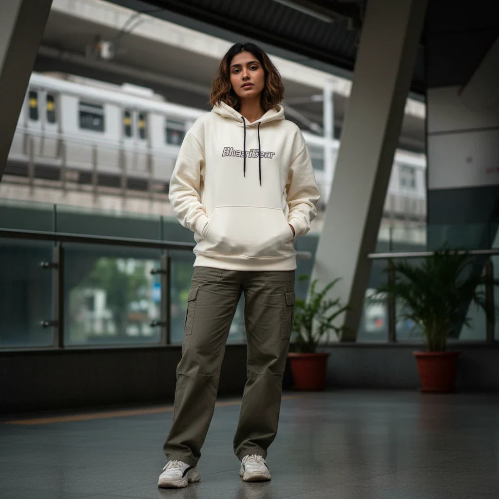 Women’s hoodies from BhaariGear offering warm comfort, smooth texture, and modern streetwear styling.