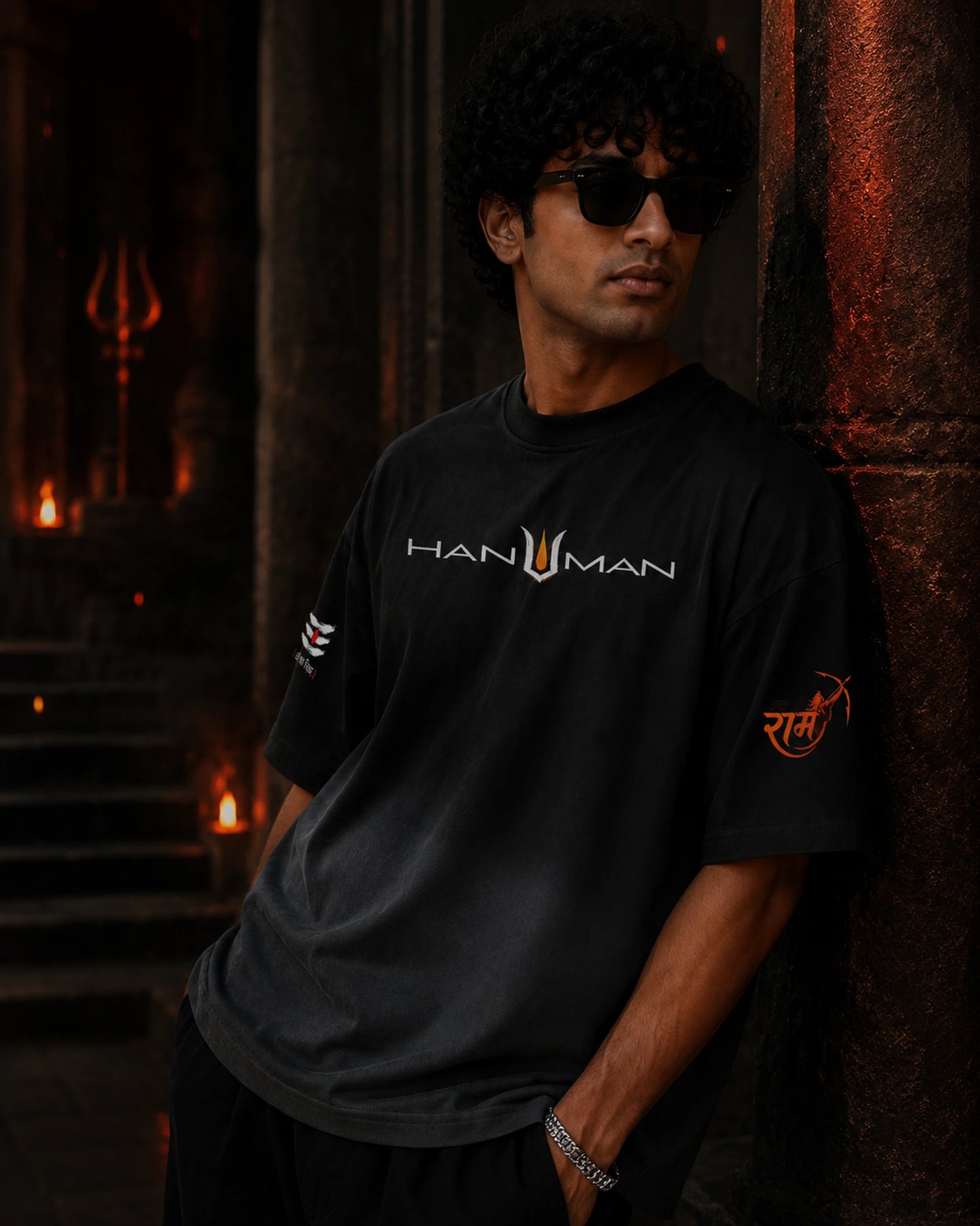 Hanuman Sankalp Boxy Fit Tee | BhaariGear®