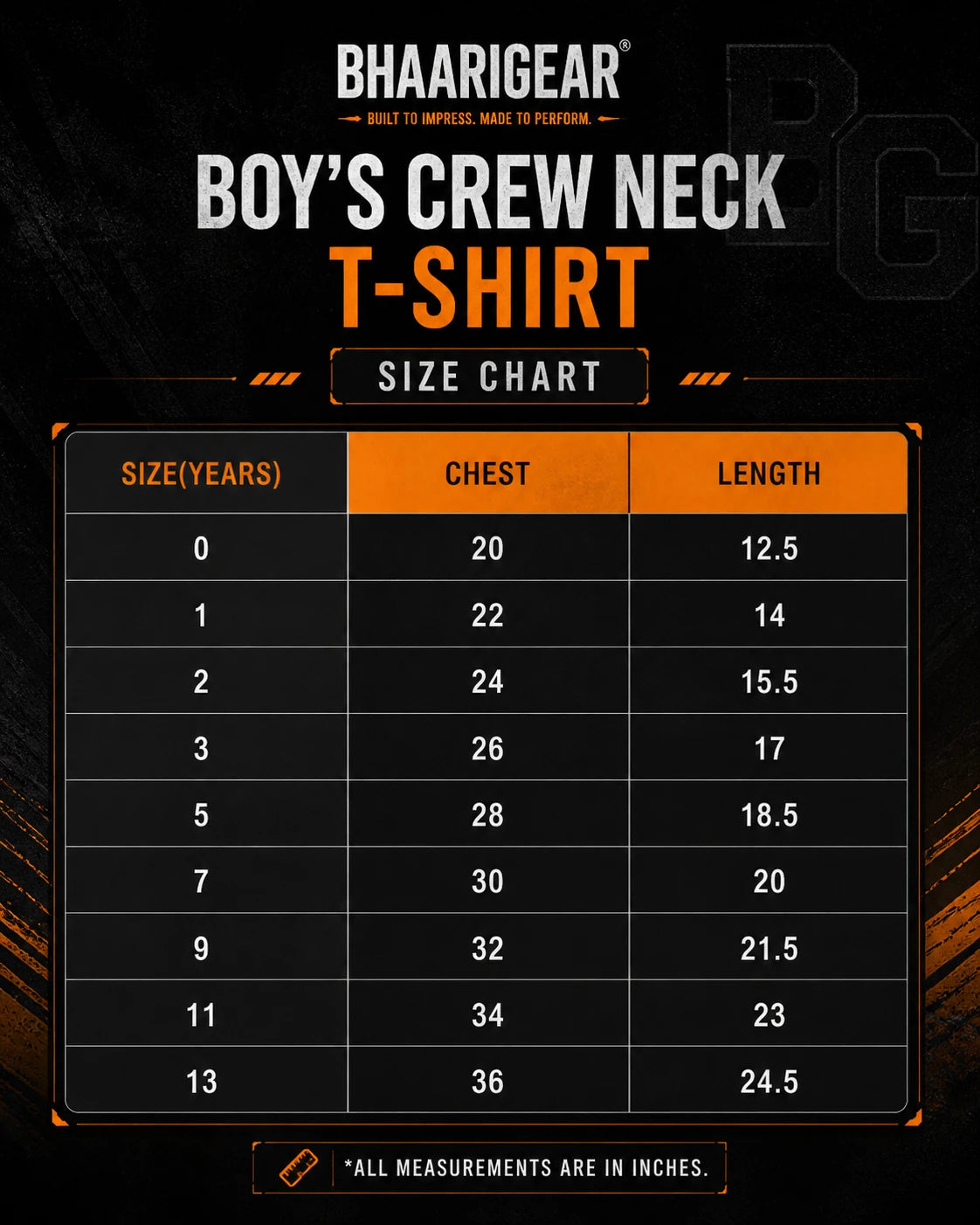 Boys Crew Neck T-shirt