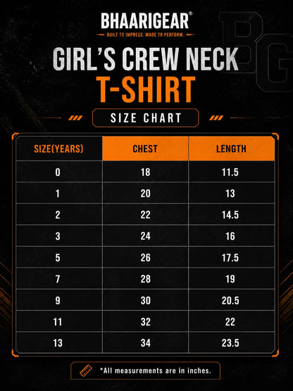 Spirit of Raje Girls T Shirt – Warrior Legacy | BhaariGear