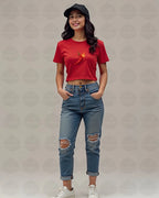 Women Chilli Crop Top – Bold Fire Graphic | BhaariGear® - BhaariGear