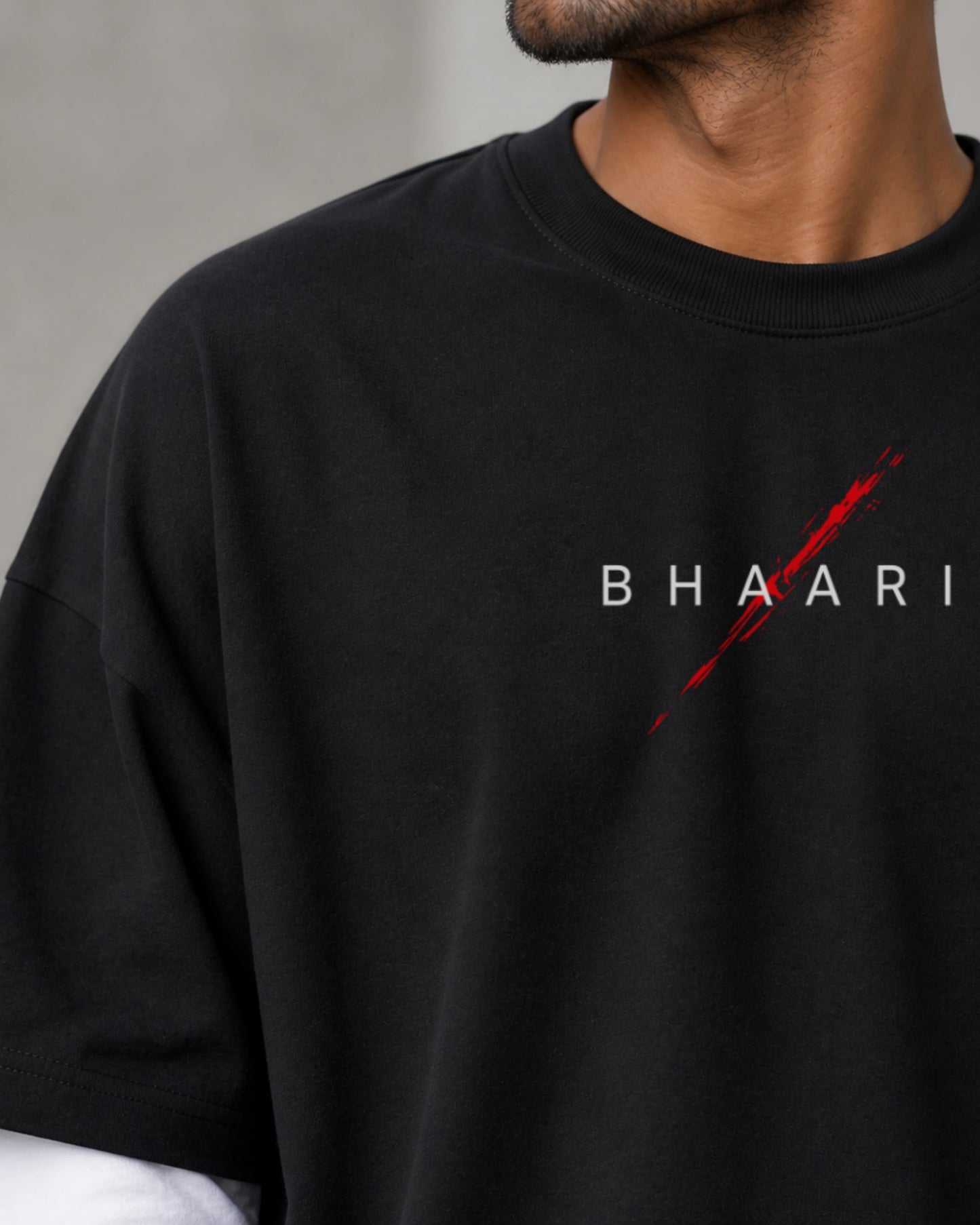 Swaraj Is Earned Oversized Tee – Premium | BhaariGear