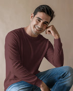 Discipline of a Soldier Rage of a Rebel graphic t shirt showing split design of modern Indian soldier and Maratha warrior with Marathi dog tag colour maroon_frontview