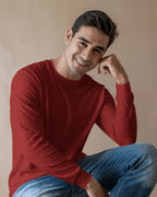 Discipline of a Soldier Rage of a Rebel graphic t shirt showing split design of modern Indian soldier and Maratha warrior with Marathi dog tag colour red_frontview