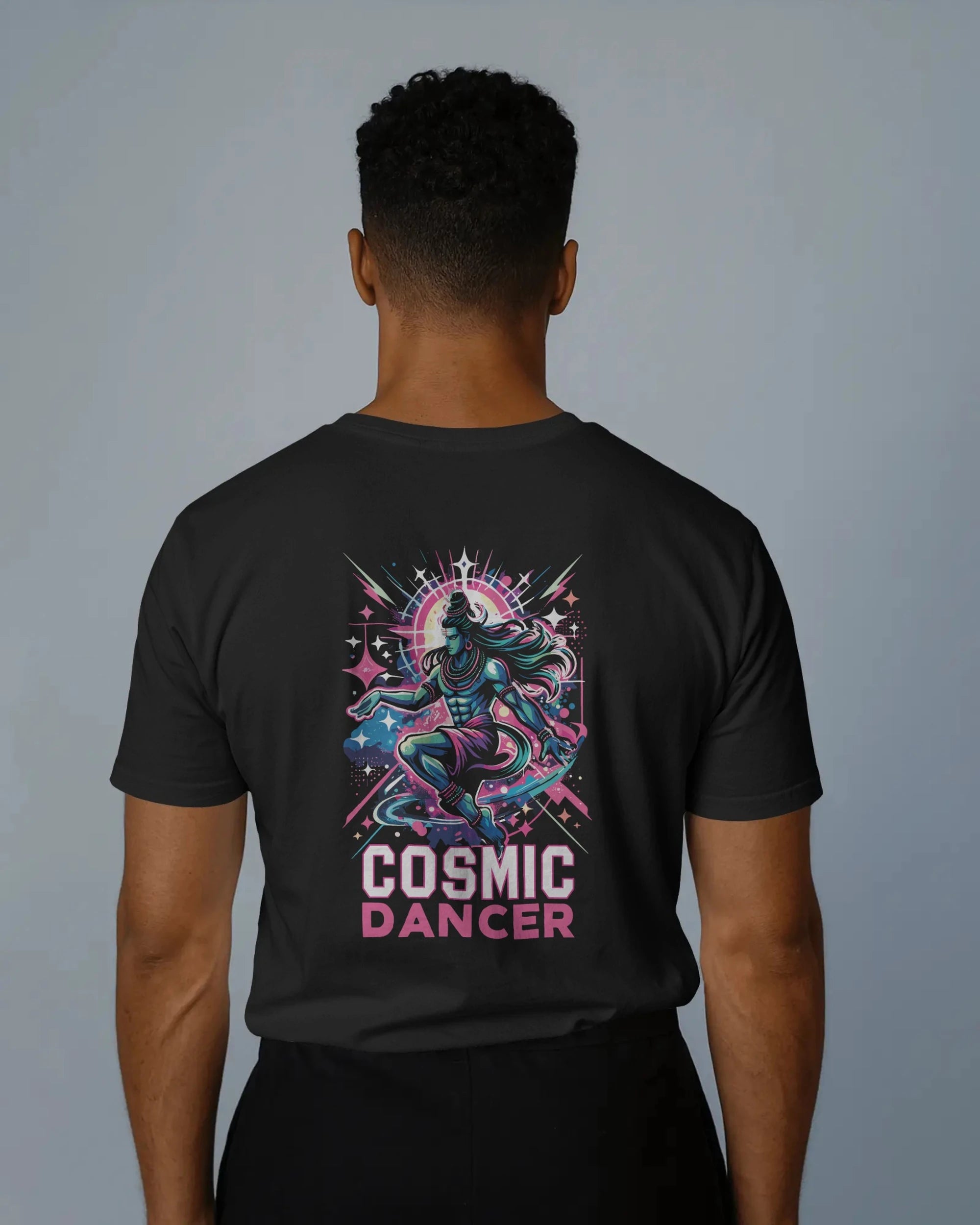 Shiva Streetwear T-Shirt – Cosmic Dancer Back | BhaariGear® - BhaariGear