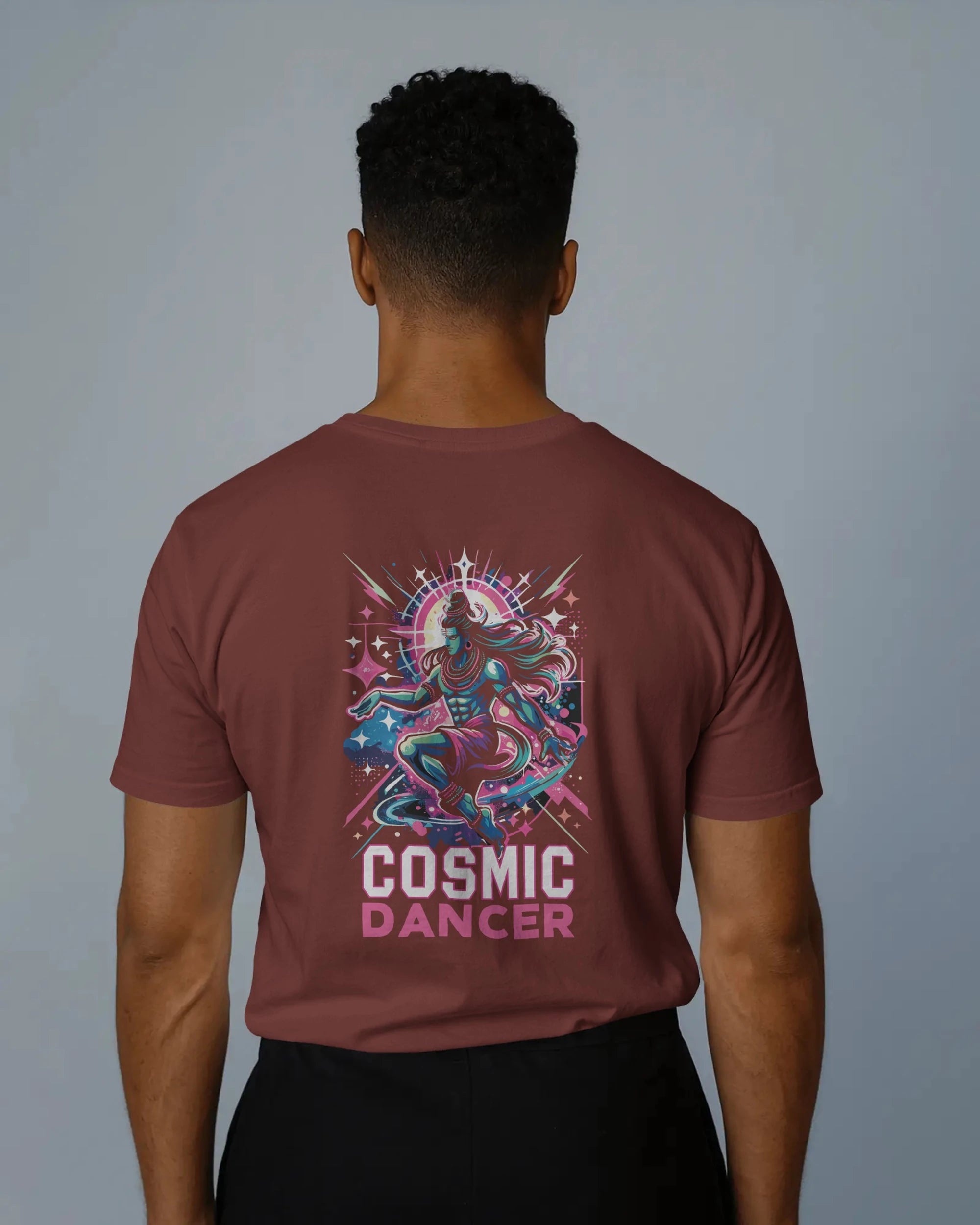 Shiva Streetwear T-Shirt – Cosmic Dancer Back | BhaariGear® - BhaariGear
