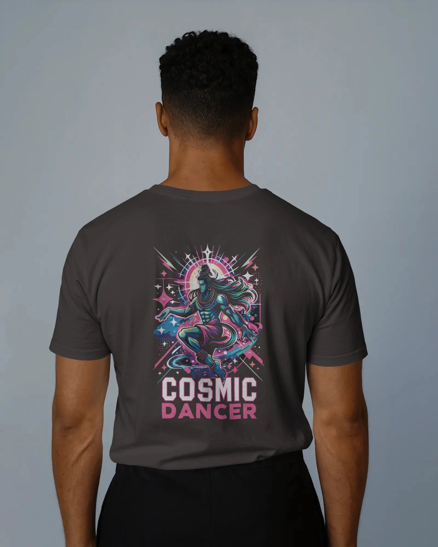 Shiva Streetwear T-Shirt – Cosmic Dancer Back | BhaariGear® - BhaariGear