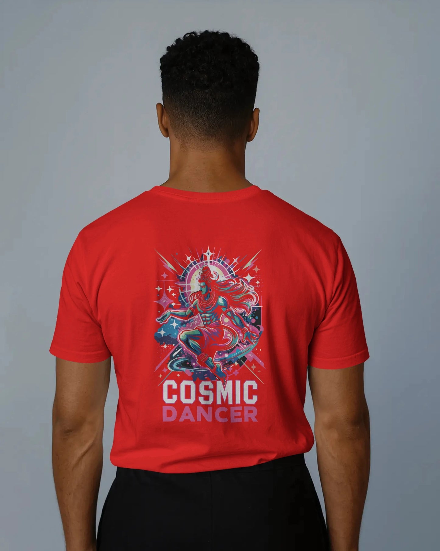 Shiva Streetwear T-Shirt – Cosmic Dancer Back | BhaariGear® - BhaariGear