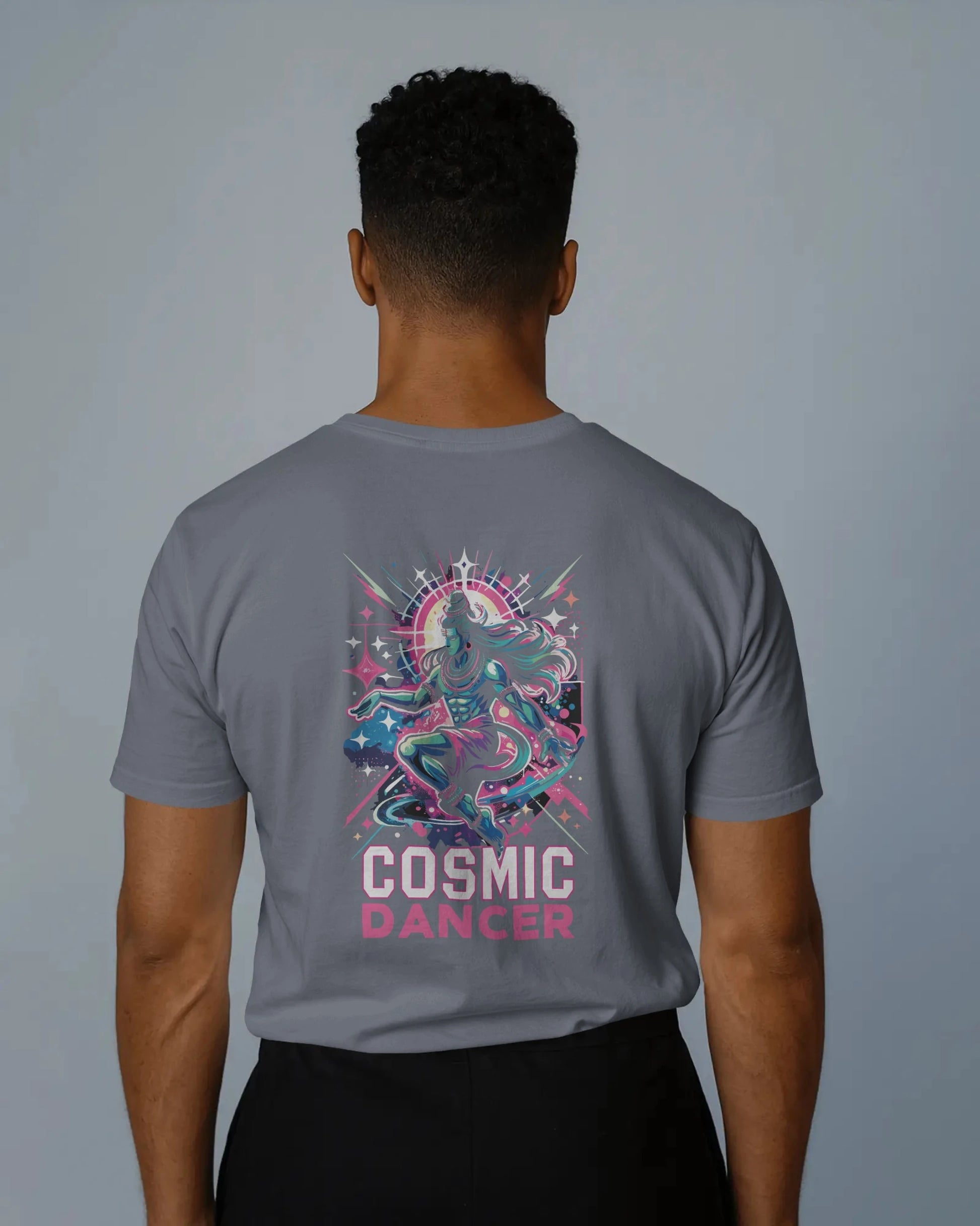 Shiva Streetwear T-Shirt – Cosmic Dancer Back | BhaariGear® - BhaariGear