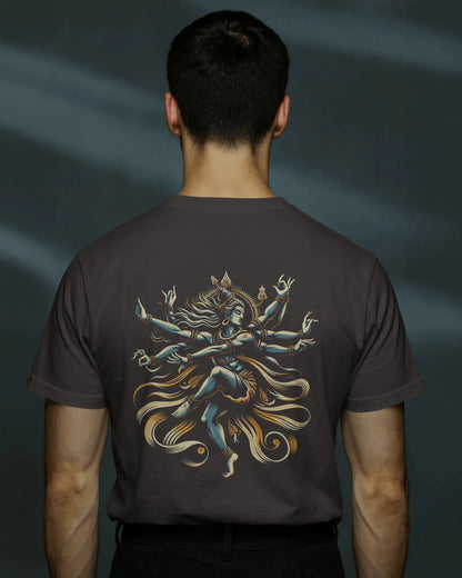 Shiva Dance Pose Streetwear T-Shirt – Nandi Front | BhaariGear® - BhaariGear