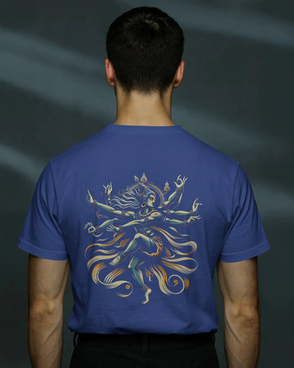 Shiva Dance Pose Streetwear T-Shirt – Nandi Front | BhaariGear® - BhaariGear