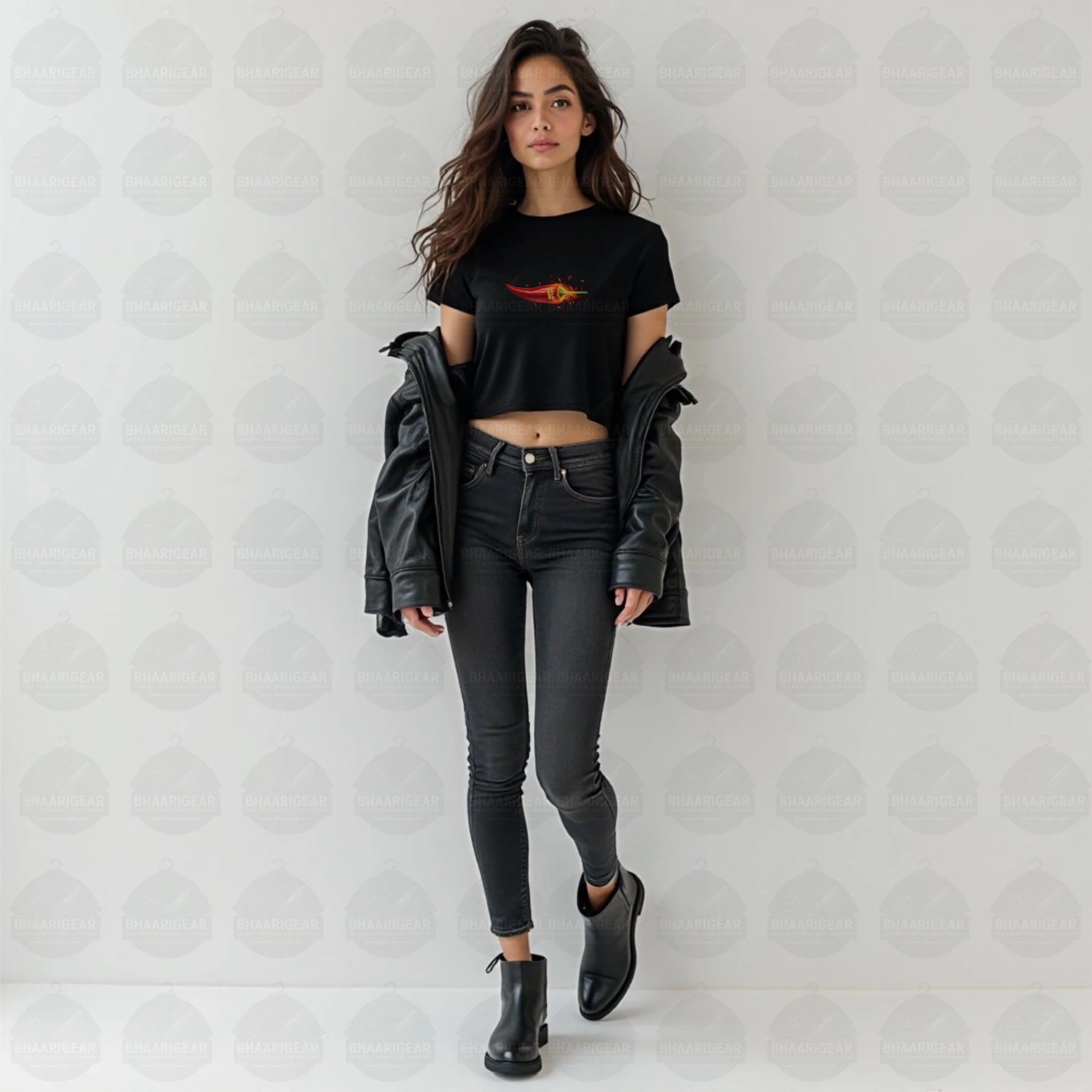 Hot Like Chilli Crop Top – Fiery Bold Streetwear - BhaariGear
