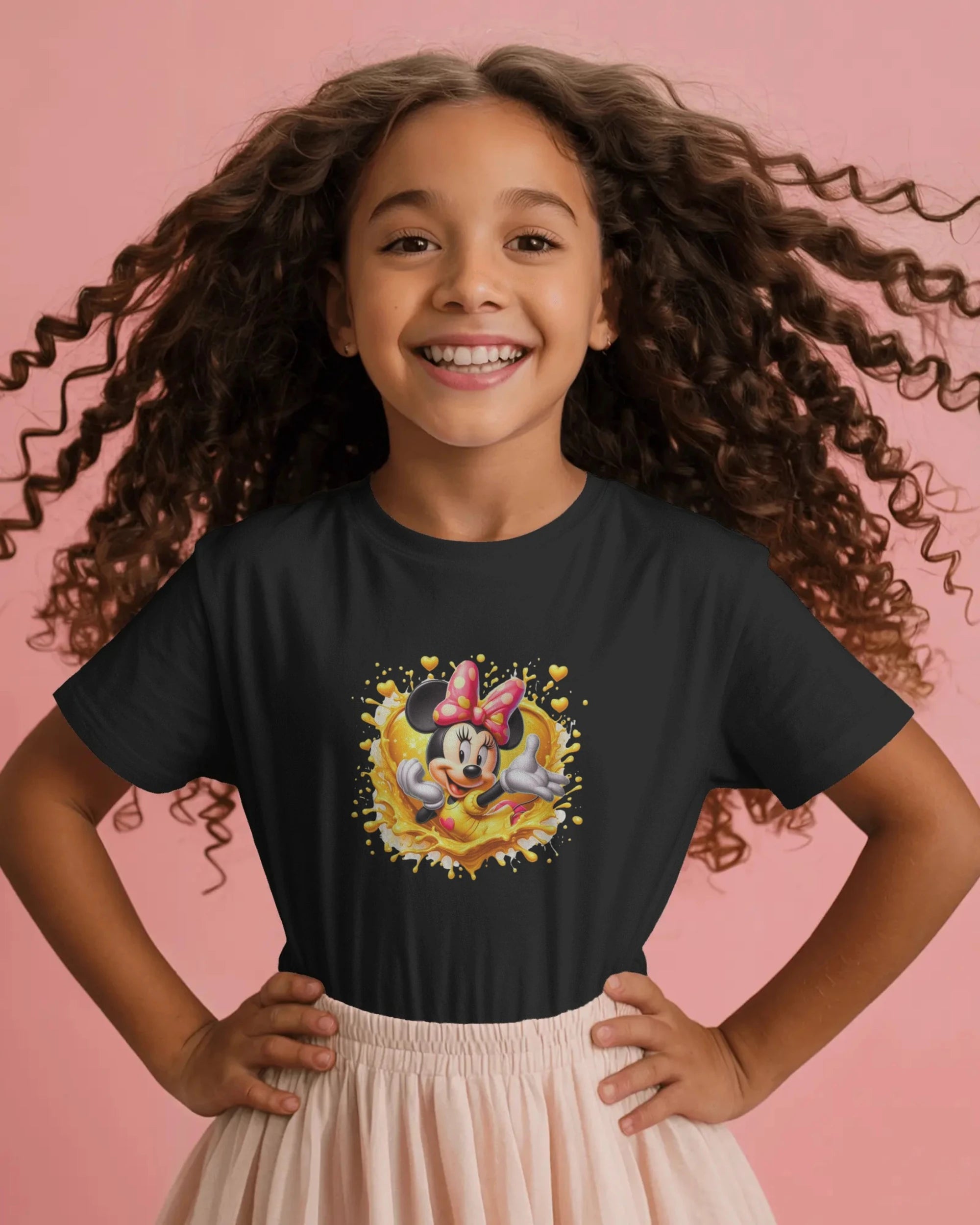 Girls Cute Printed T-Shirt – Golden Joy Design | BhaariGear® - BhaariGear