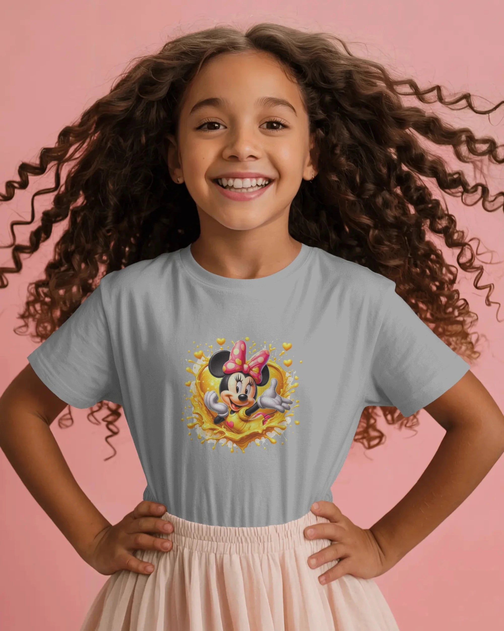 Girls Cute Printed T-Shirt – Golden Joy Design | BhaariGear® - BhaariGear