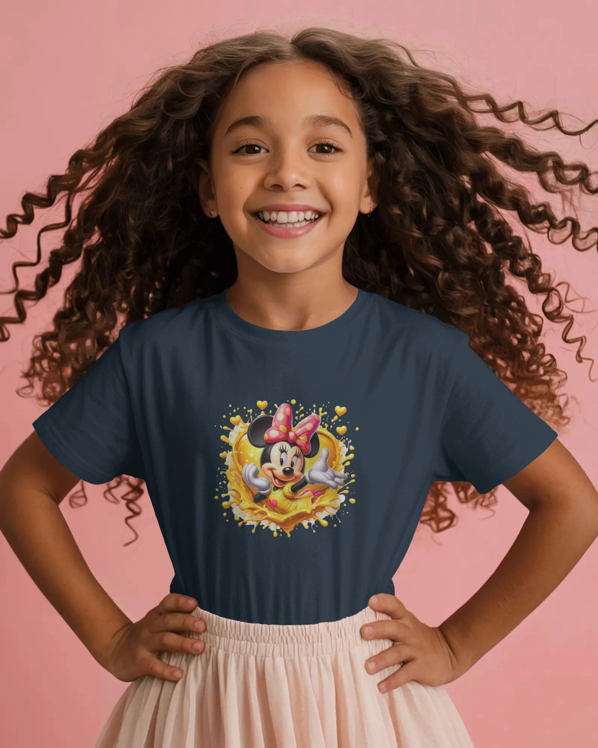 Girls Cute Printed T-Shirt – Golden Joy Design | BhaariGear® - BhaariGear
