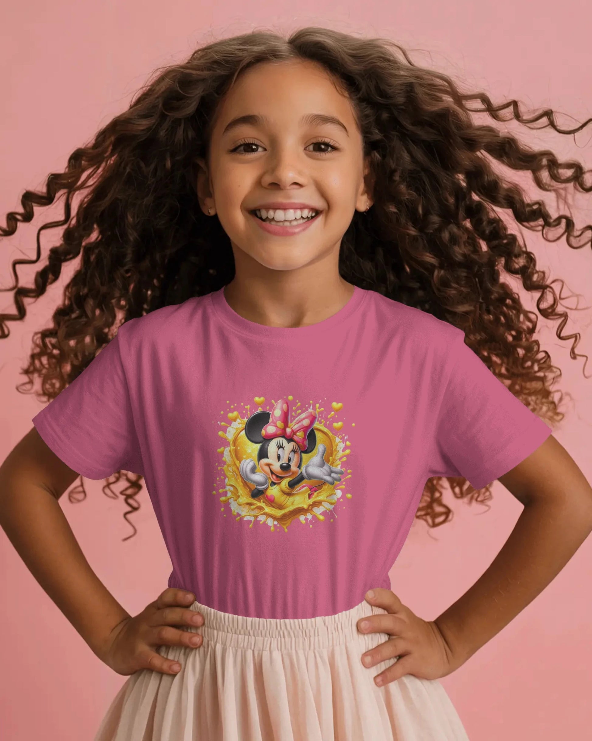 Girls Cute Printed T-Shirt – Golden Joy Design | BhaariGear® - BhaariGear
