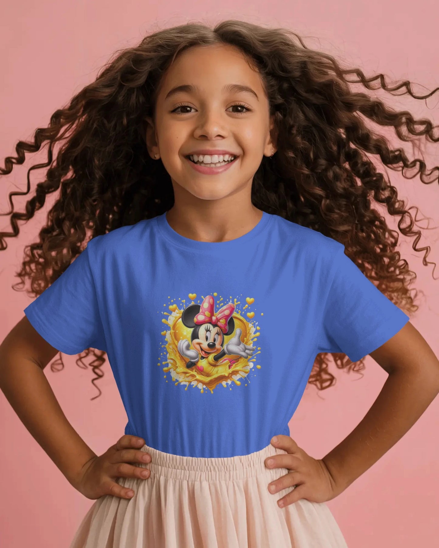 Girls Cute Printed T-Shirt – Golden Joy Design | BhaariGear® - BhaariGear
