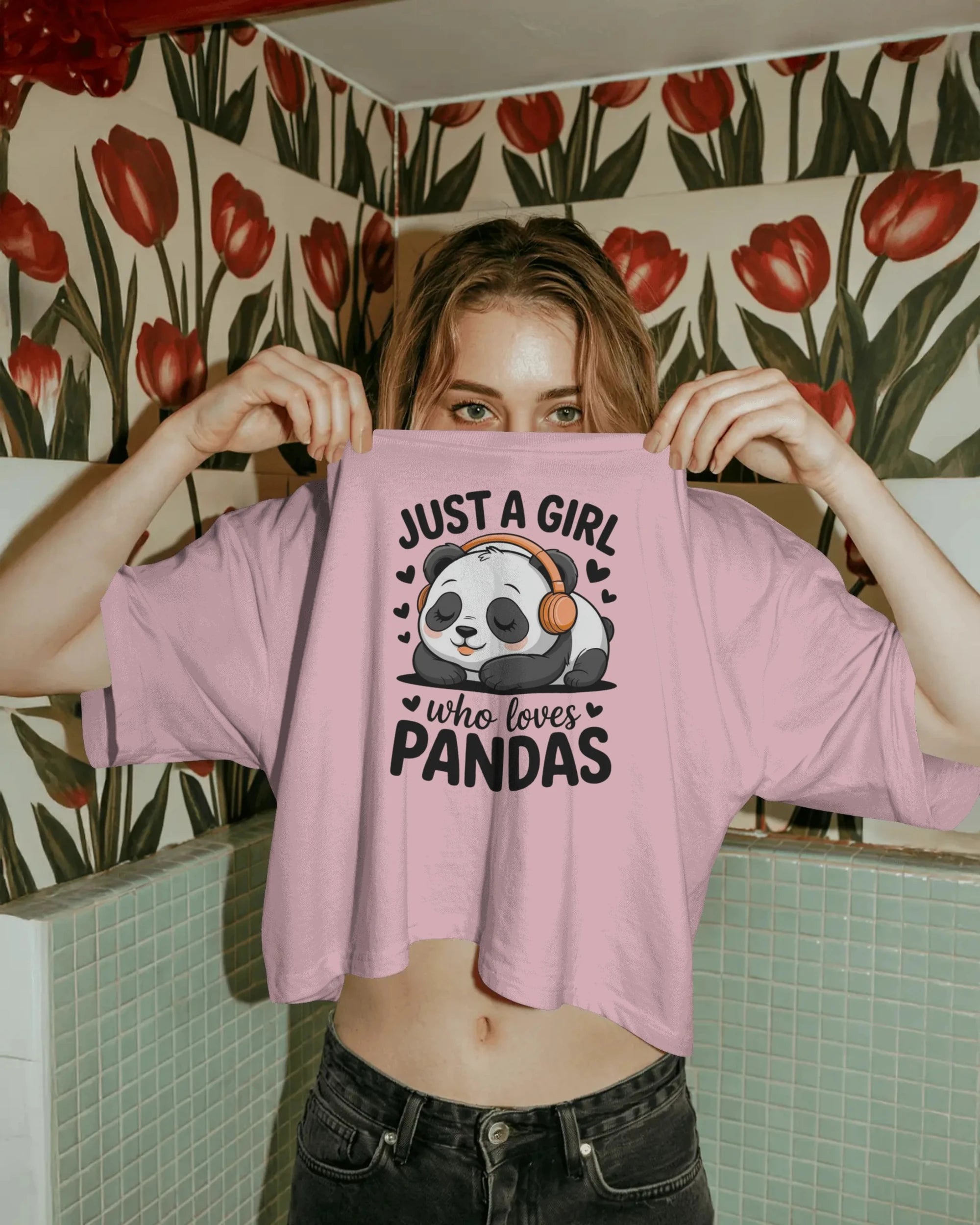 Panda T-Shirt for Girls | Just A Girl Who Loves Pandas – BhaariGear® - BhaariGear