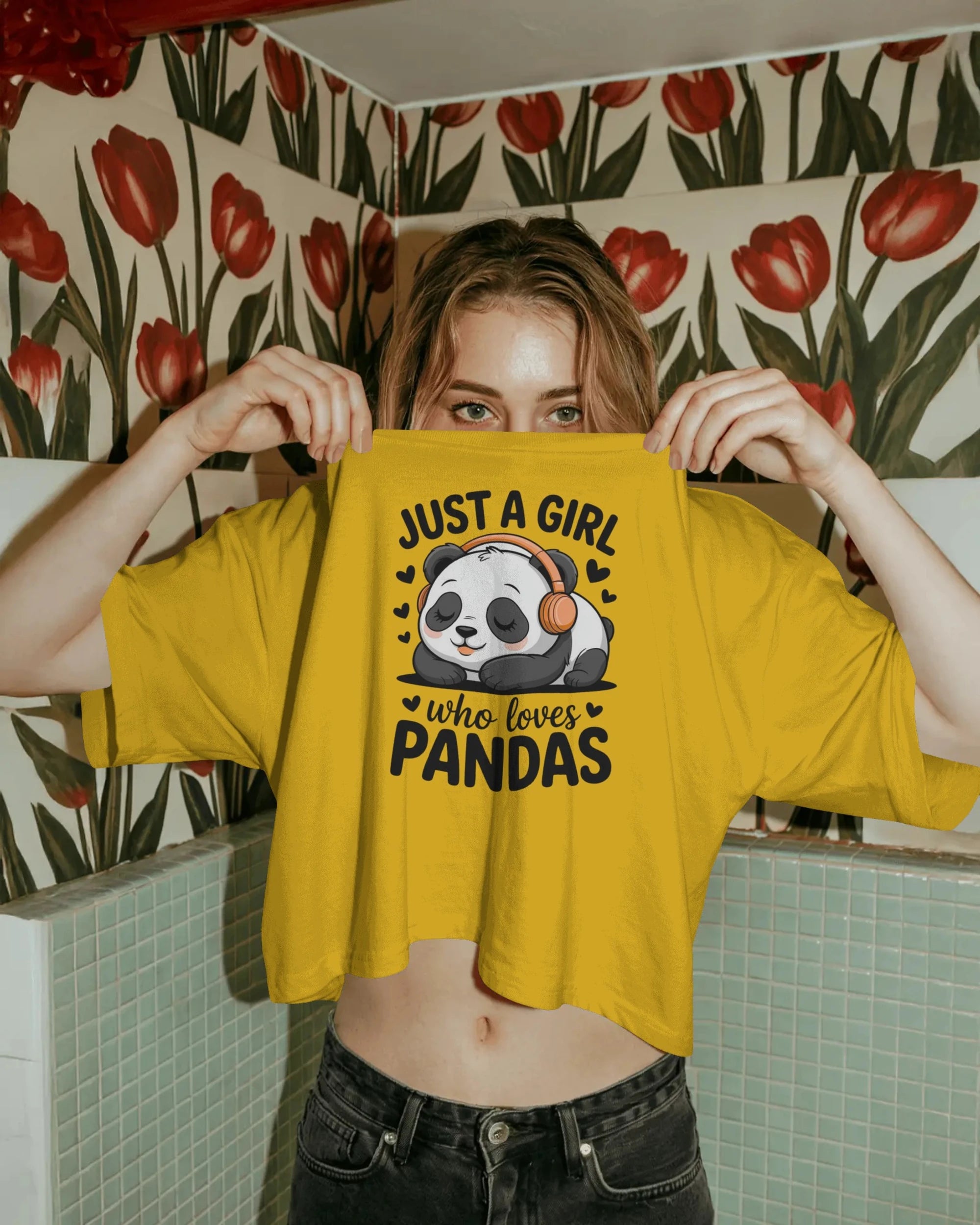 Panda T-Shirt for Girls | Just A Girl Who Loves Pandas – BhaariGear® - BhaariGear