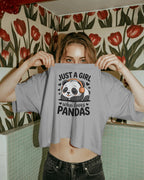 Panda T-Shirt for Girls | Just A Girl Who Loves Pandas – BhaariGear® - BhaariGear