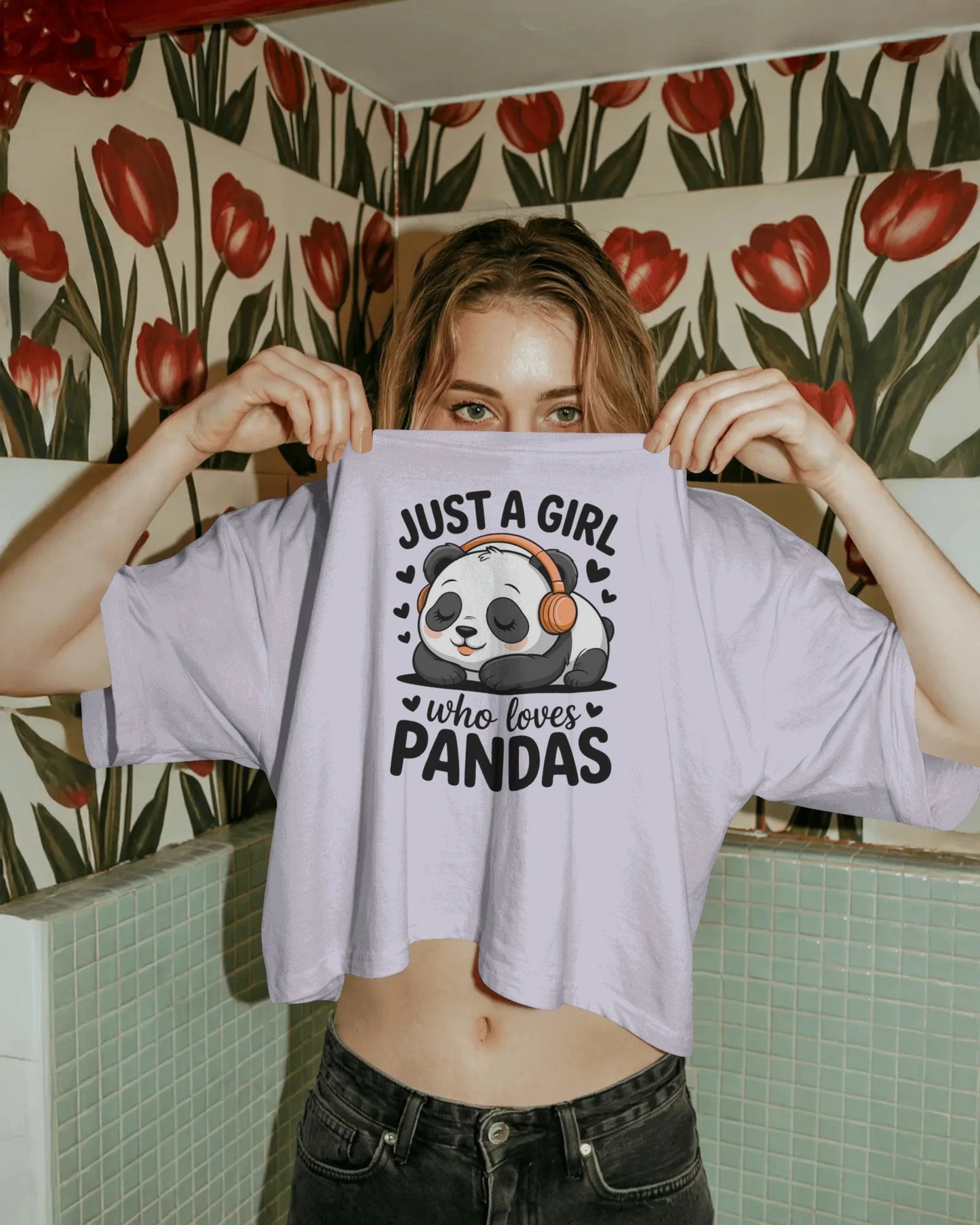Panda T-Shirt for Girls | Just A Girl Who Loves Pandas – BhaariGear® - BhaariGear