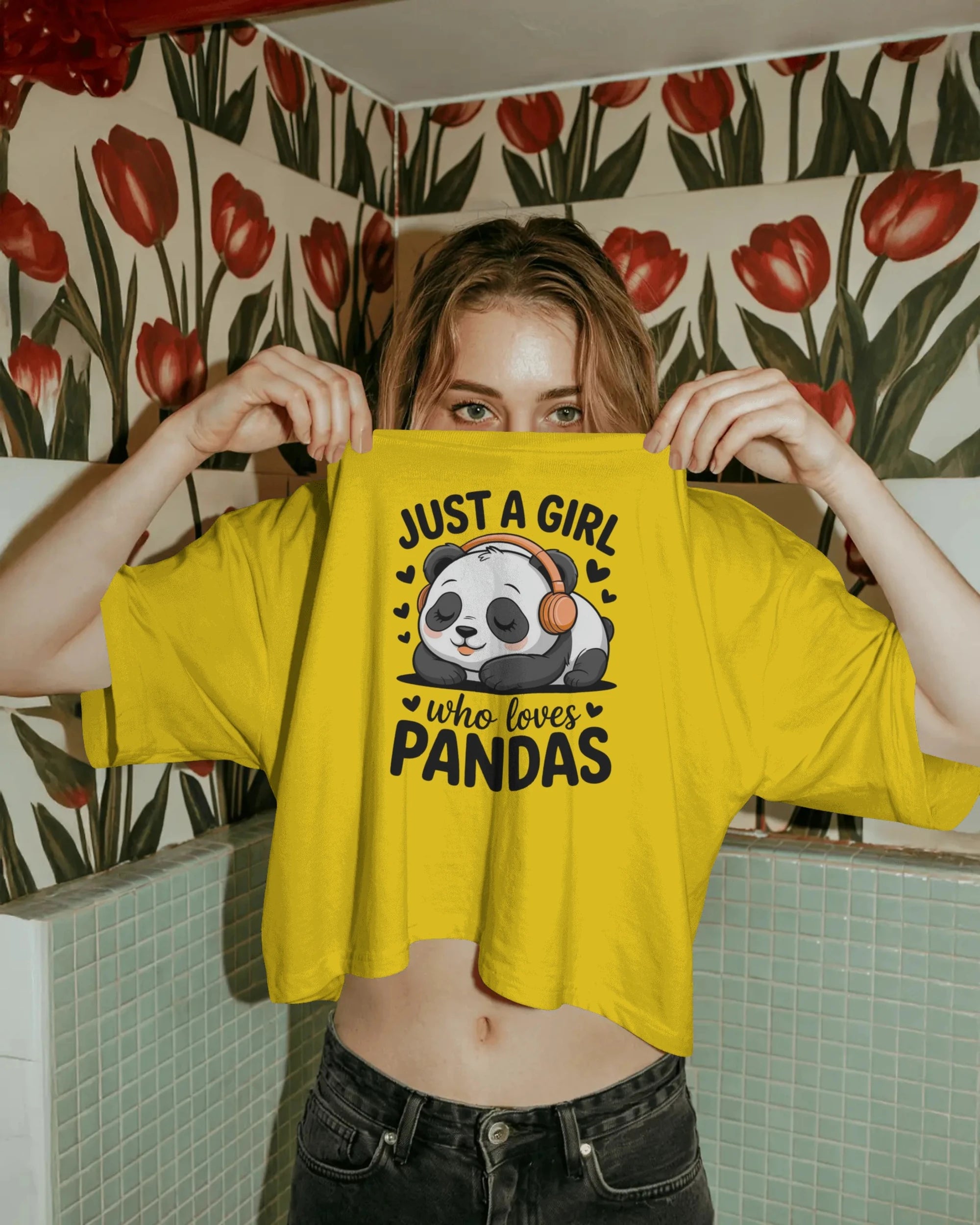 Panda T-Shirt for Girls | Just A Girl Who Loves Pandas – BhaariGear® - BhaariGear