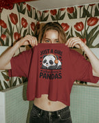 Panda T-Shirt for Girls | Just A Girl Who Loves Pandas – BhaariGear® - BhaariGear