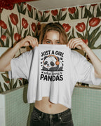 Panda T-Shirt for Girls | Just A Girl Who Loves Pandas – BhaariGear® - BhaariGear