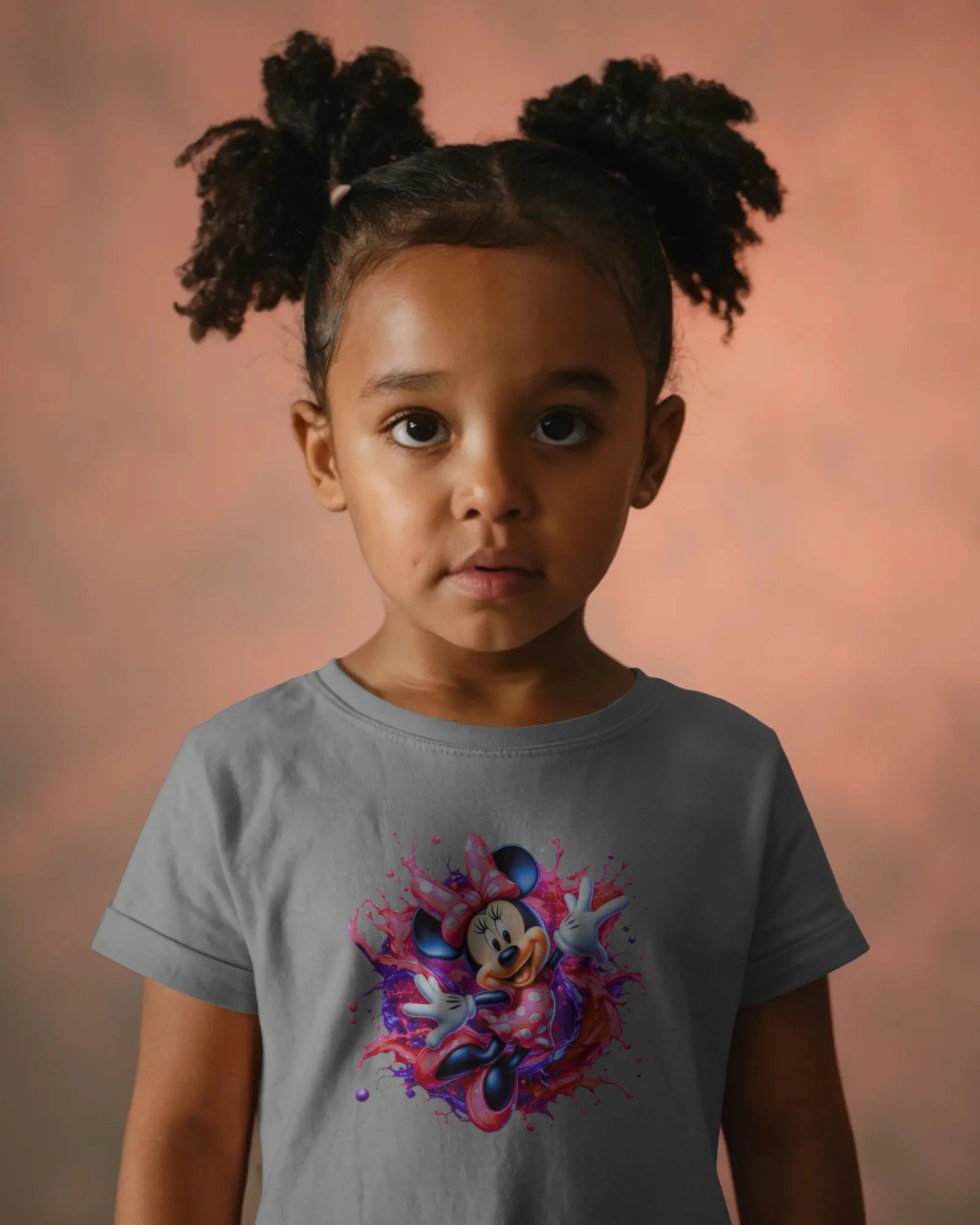 Girls Cute Printed T-Shirt – Happy Cartoon Style | BhaariGear® - BhaariGear