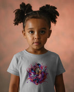 Girls Cute Printed T-Shirt – Happy Cartoon Style | BhaariGear® - BhaariGear