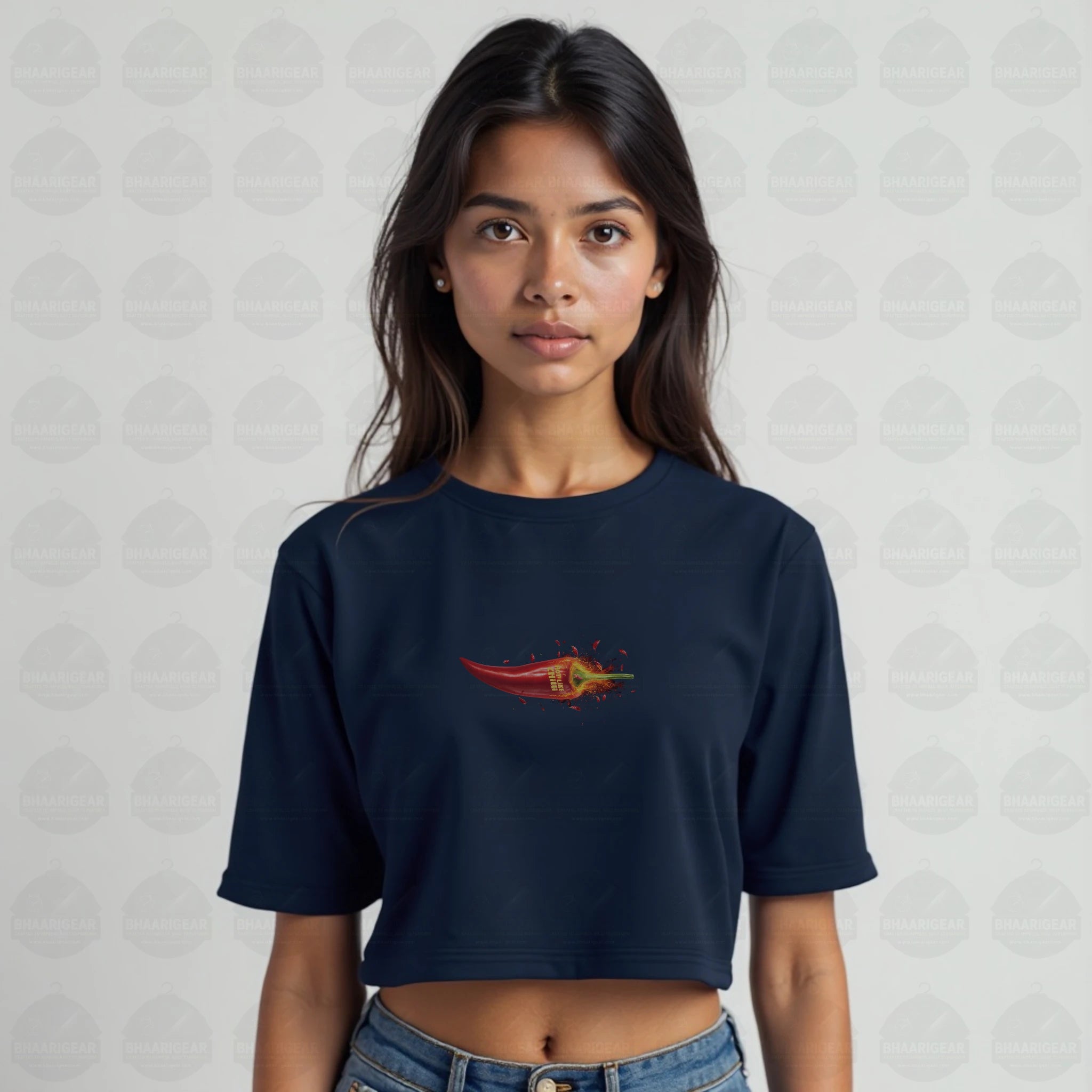 Hot Like Chilli Crop Top – Fiery Bold Streetwear - BhaariGear