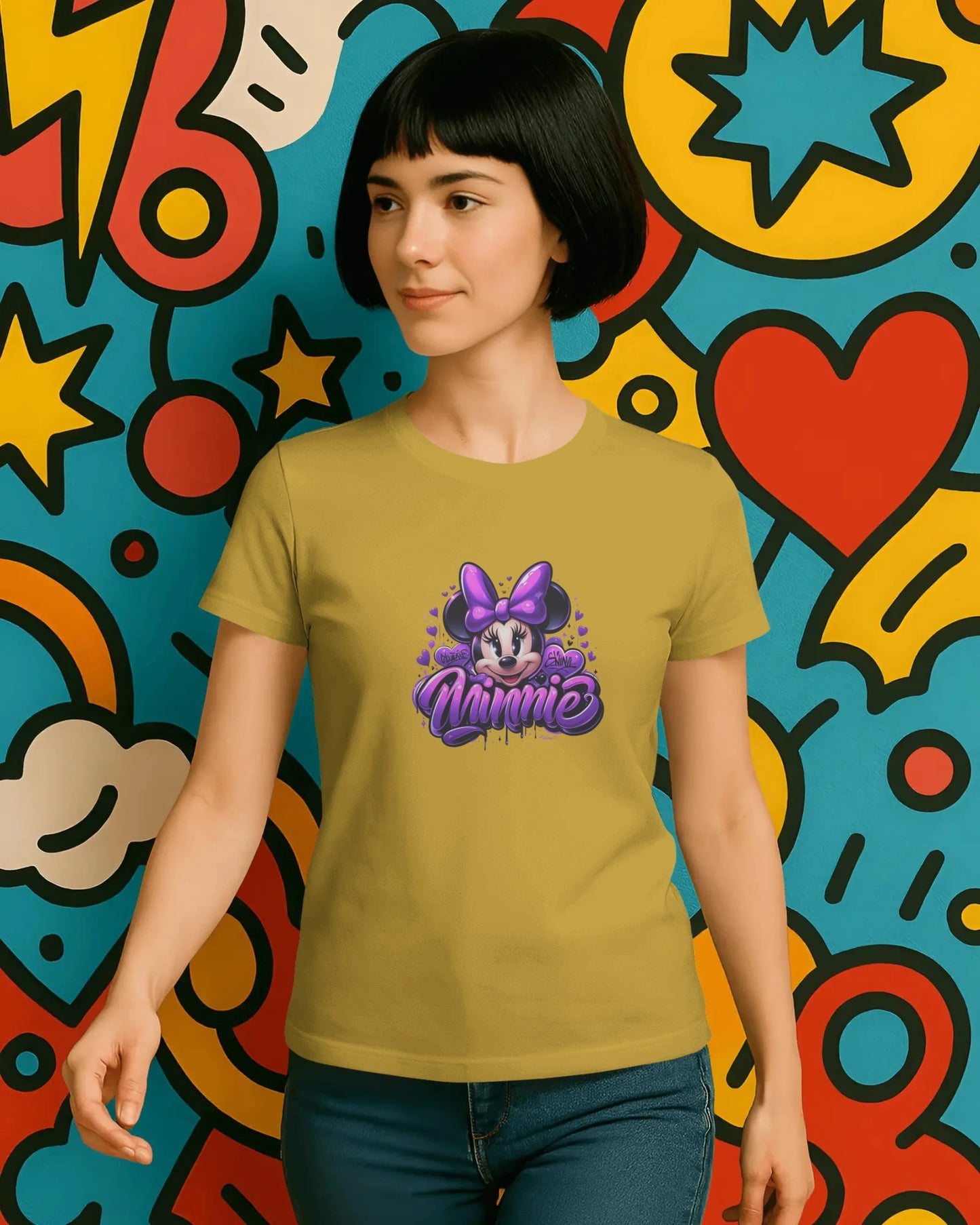 Teenage Girls Graphic T-Shirt | Cute Purple Streetwear – BhaariGear® - BhaariGear