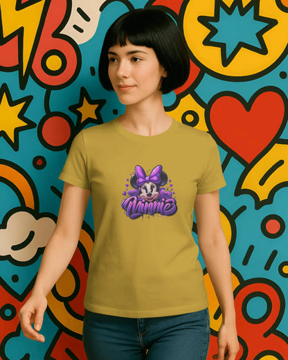 Teenage Girls Graphic T-Shirt | Cute Purple Streetwear – BhaariGear® - BhaariGear