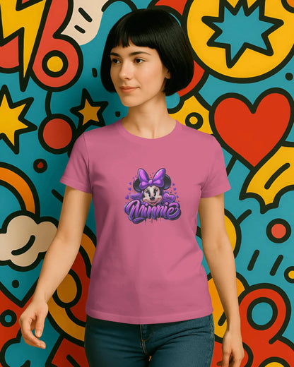 Teenage Girls Graphic T-Shirt | Cute Purple Streetwear – BhaariGear® - BhaariGear