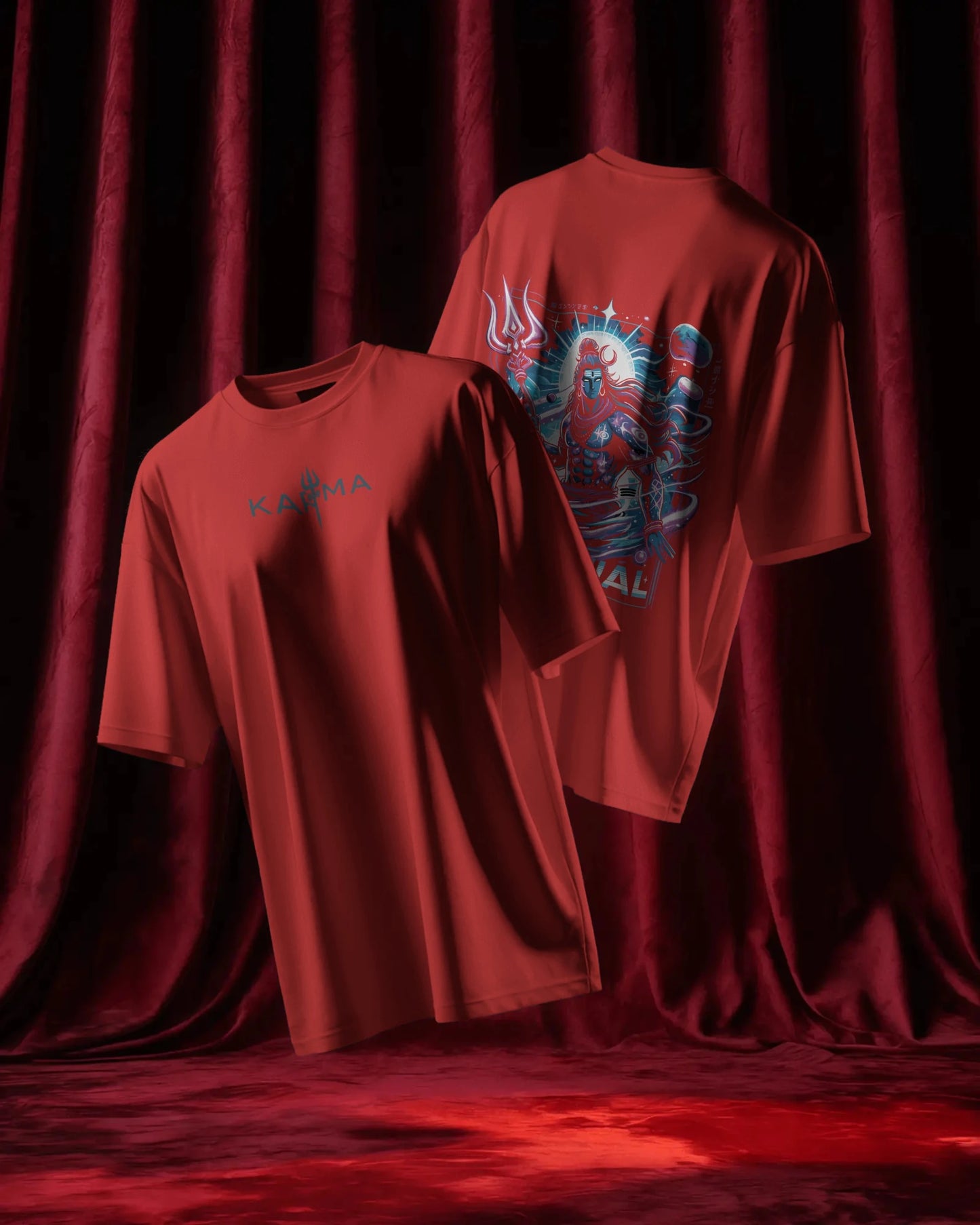 Shiva Streetwear T-Shirt – Cosmic Dancer Back | BhaariGear® - BhaariGear