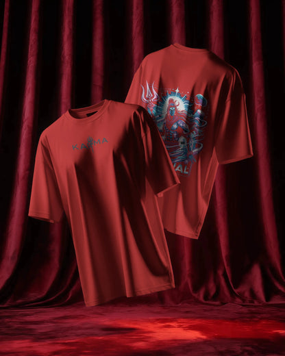 Shiva Streetwear T-Shirt – Cosmic Dancer Back | BhaariGear® - BhaariGear