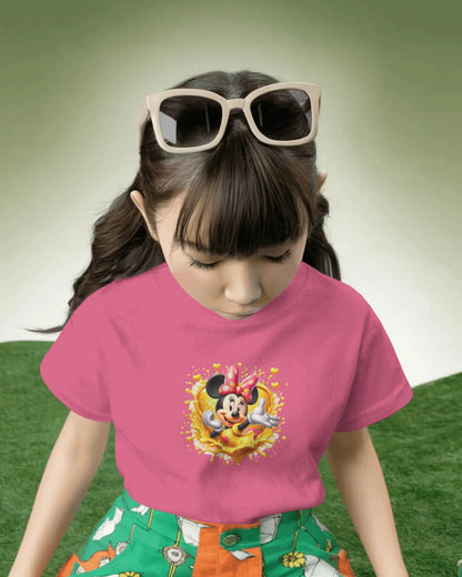 Girls Cute Printed T-Shirt – Golden Joy Design | BhaariGear® - BhaariGear