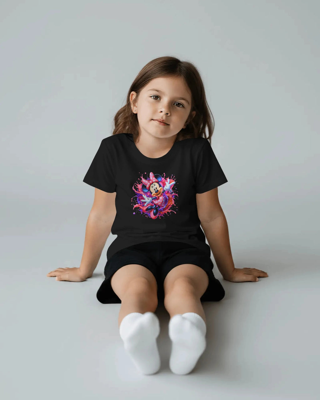 Girls Cute Printed T-Shirt – Happy Cartoon Style | BhaariGear® - BhaariGear