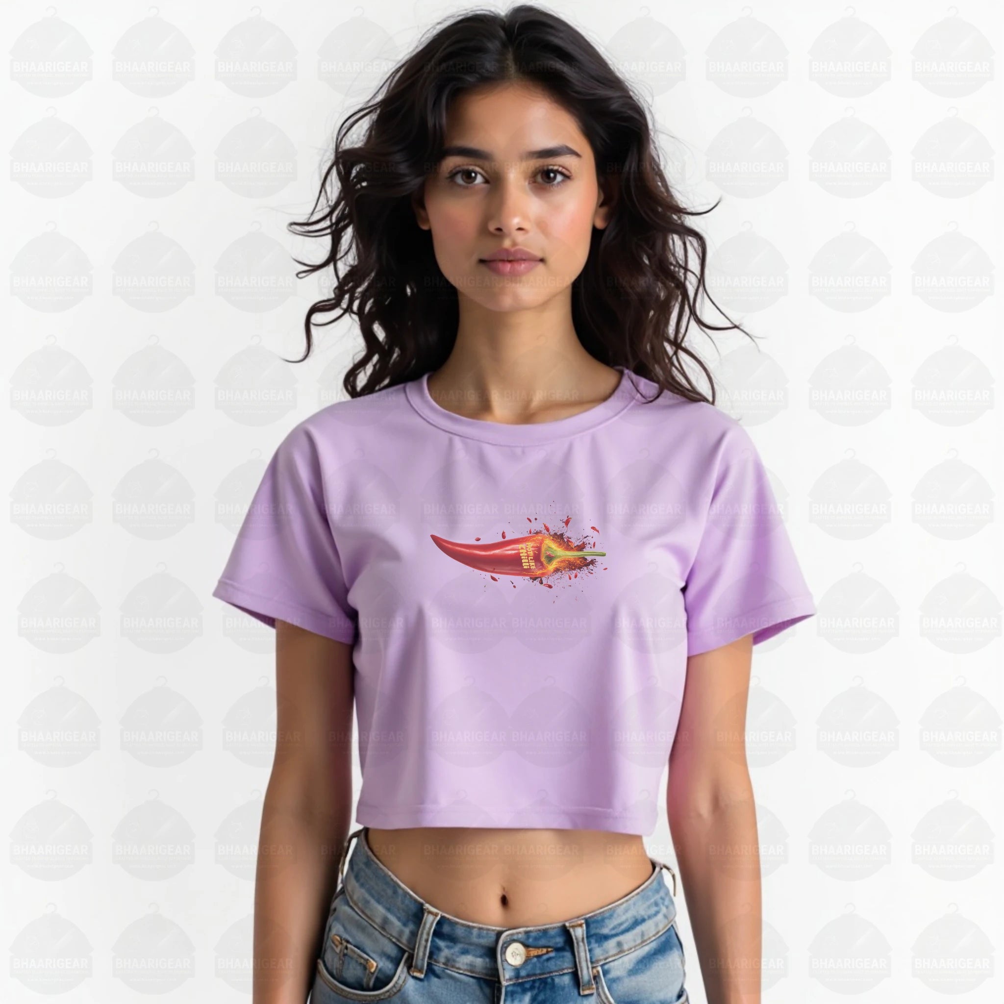 Hot Like Chilli Crop Top – Fiery Bold Streetwear - BhaariGear