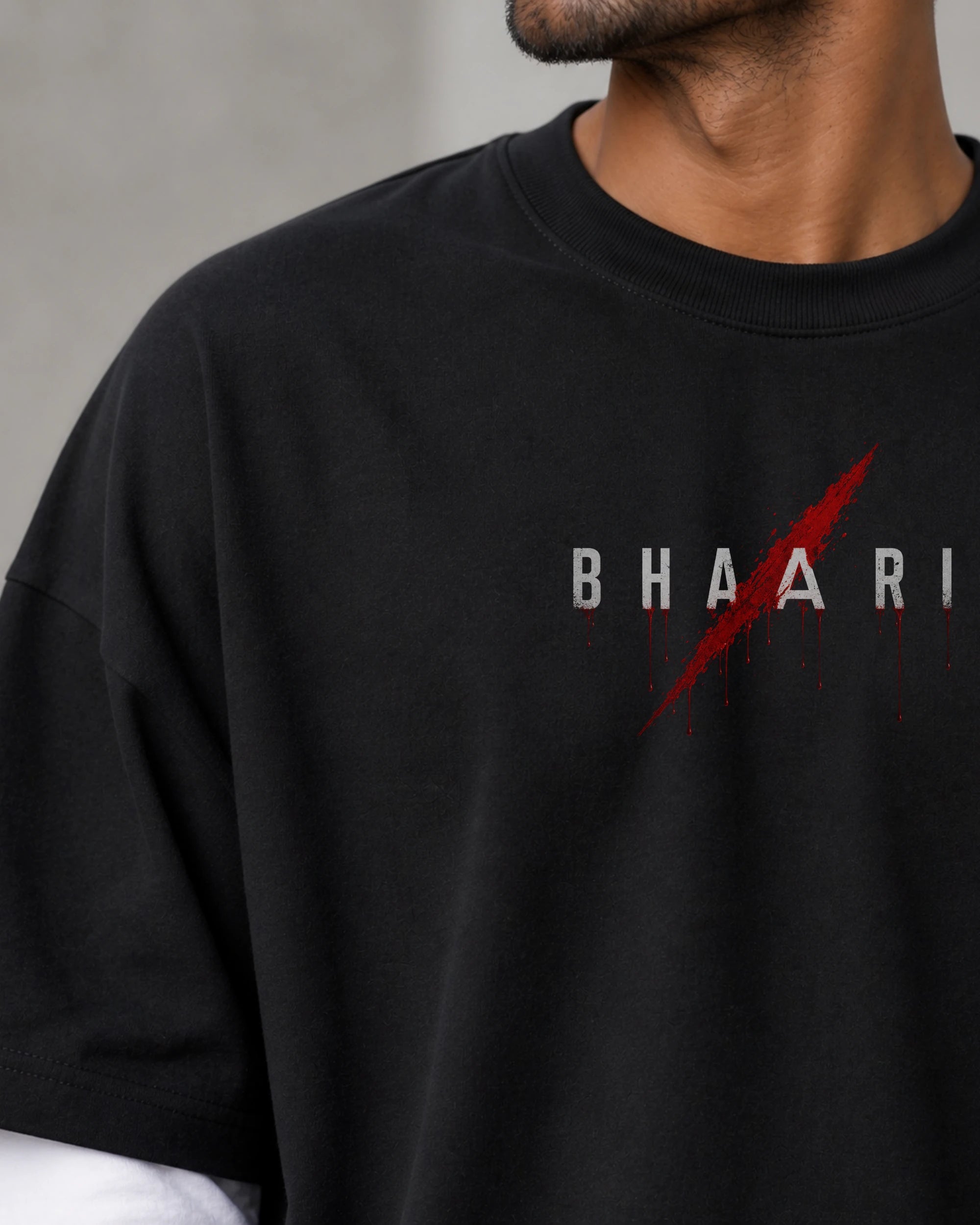 Swaraj Graphic Oversized Tee India | BhaariGear