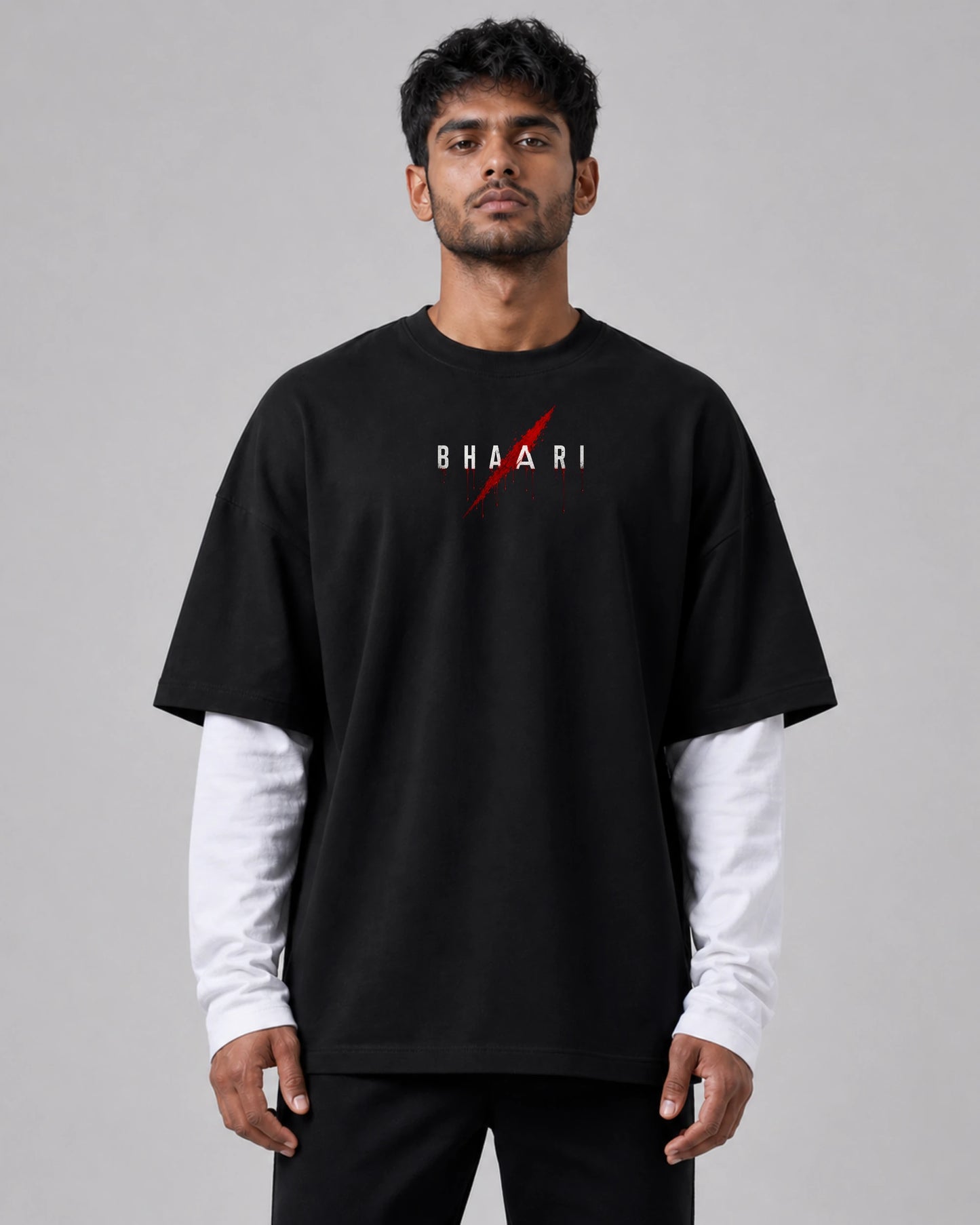 Swaraj Graphic Oversized Tee India | BhaariGear