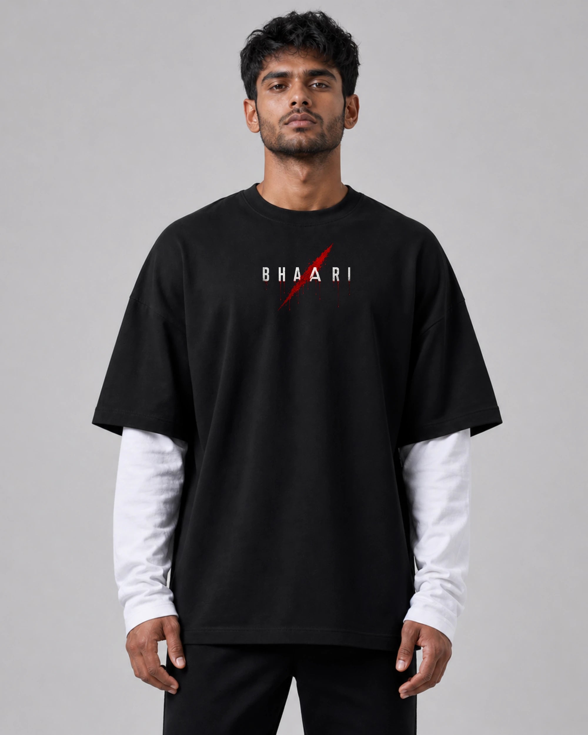 Swaraj Graphic Oversized Tee India | BhaariGear