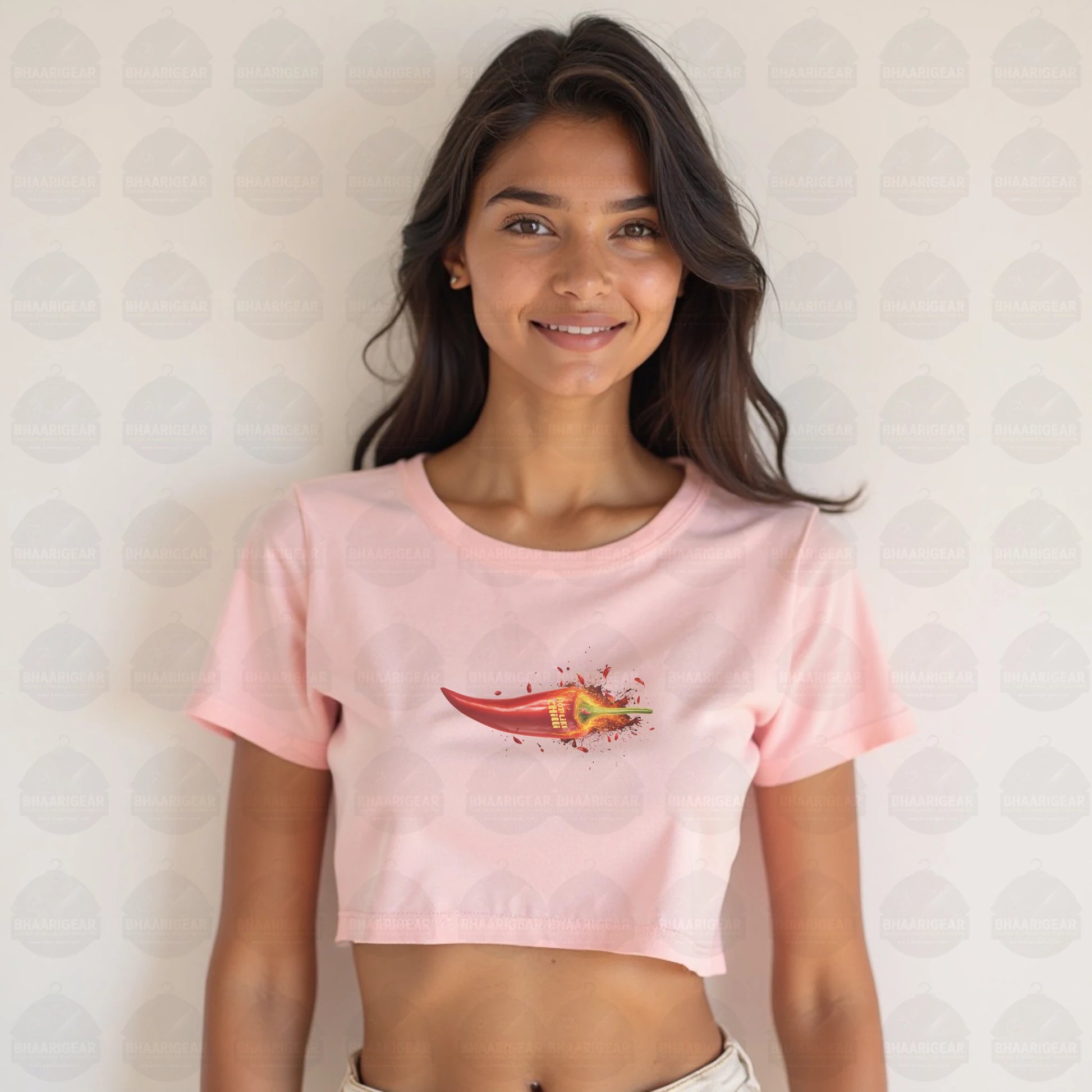 Hot Like Chilli Crop Top – Fiery Bold Streetwear - BhaariGear