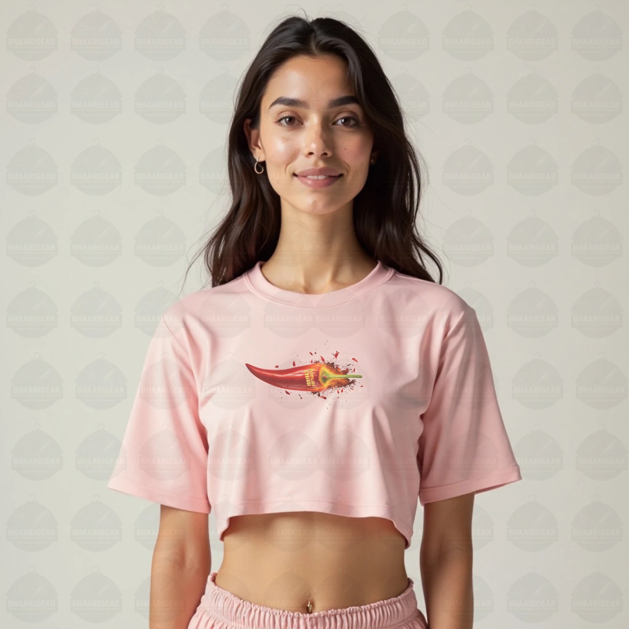Hot Like Chilli Crop Top – Fiery Bold Streetwear - BhaariGear