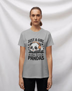 Panda T-Shirt for Girls | Just A Girl Who Loves Pandas – BhaariGear® - BhaariGear