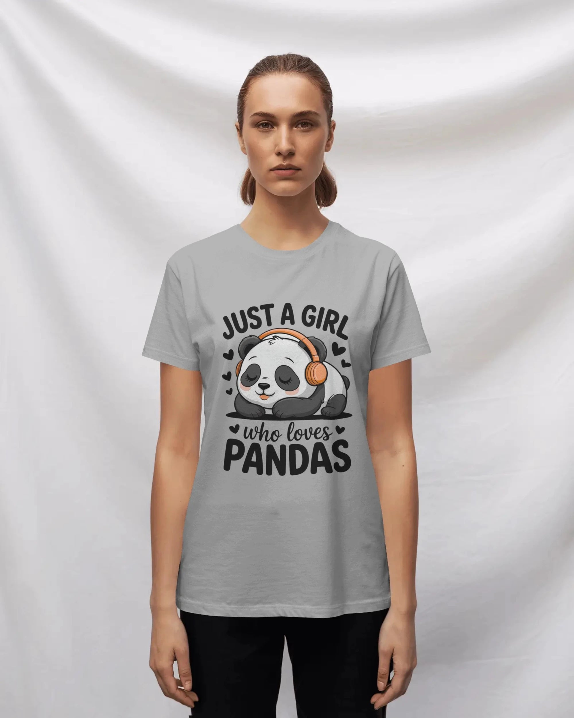 Panda T-Shirt for Girls | Just A Girl Who Loves Pandas – BhaariGear® - BhaariGear