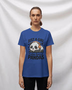 Panda T-Shirt for Girls | Just A Girl Who Loves Pandas – BhaariGear® - BhaariGear