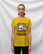 Panda T-Shirt for Girls | Just A Girl Who Loves Pandas – BhaariGear® - BhaariGear