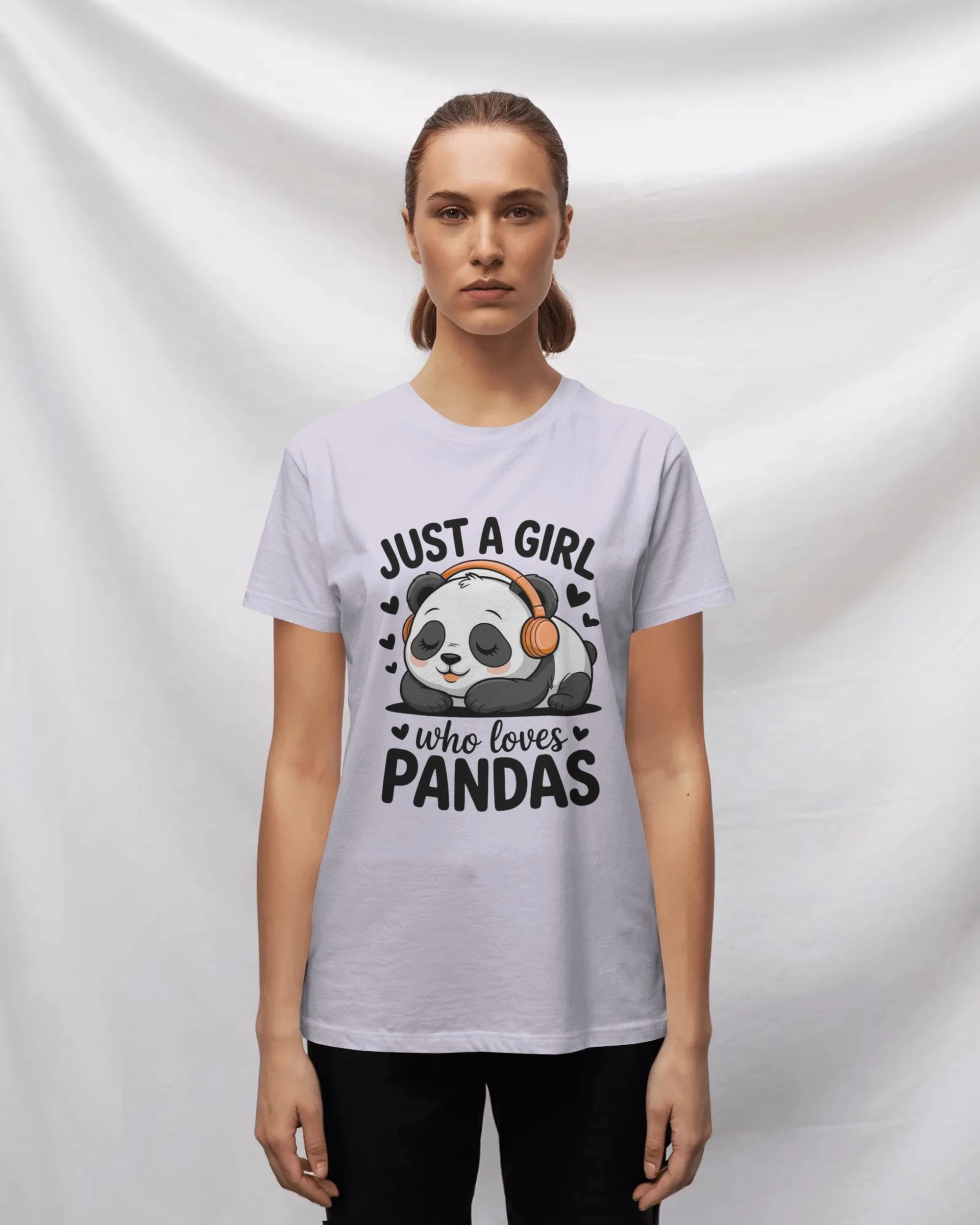 Panda T-Shirt for Girls | Just A Girl Who Loves Pandas – BhaariGear® - BhaariGear