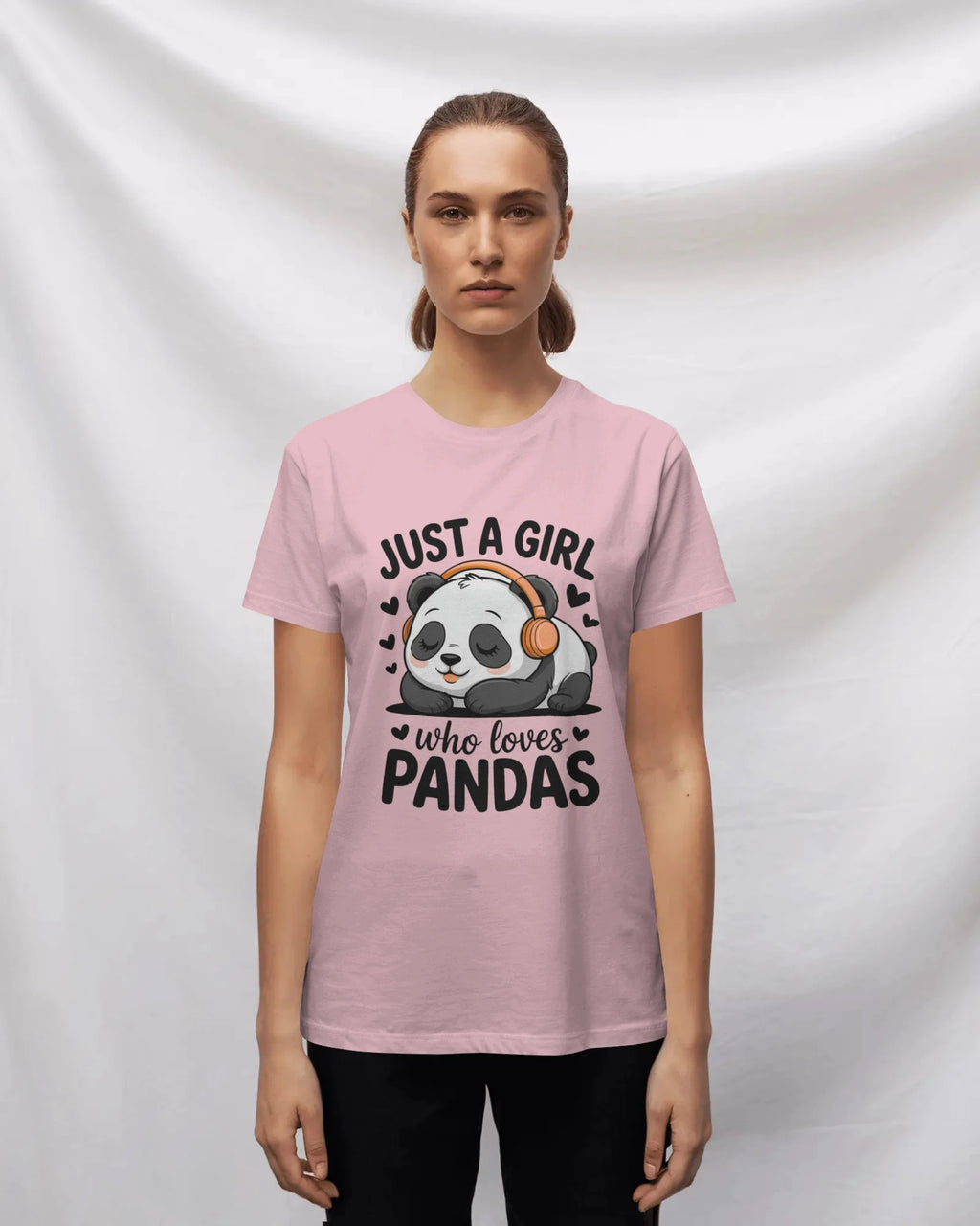 Panda T-Shirt for Girls | Just A Girl Who Loves Pandas – BhaariGear® - BhaariGear